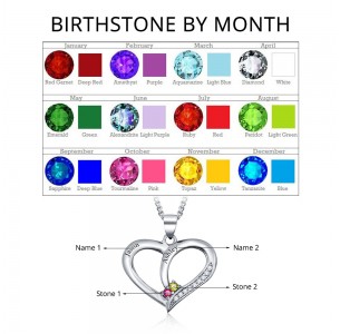 Personalized Birthstone Necklace JEWJONE101234